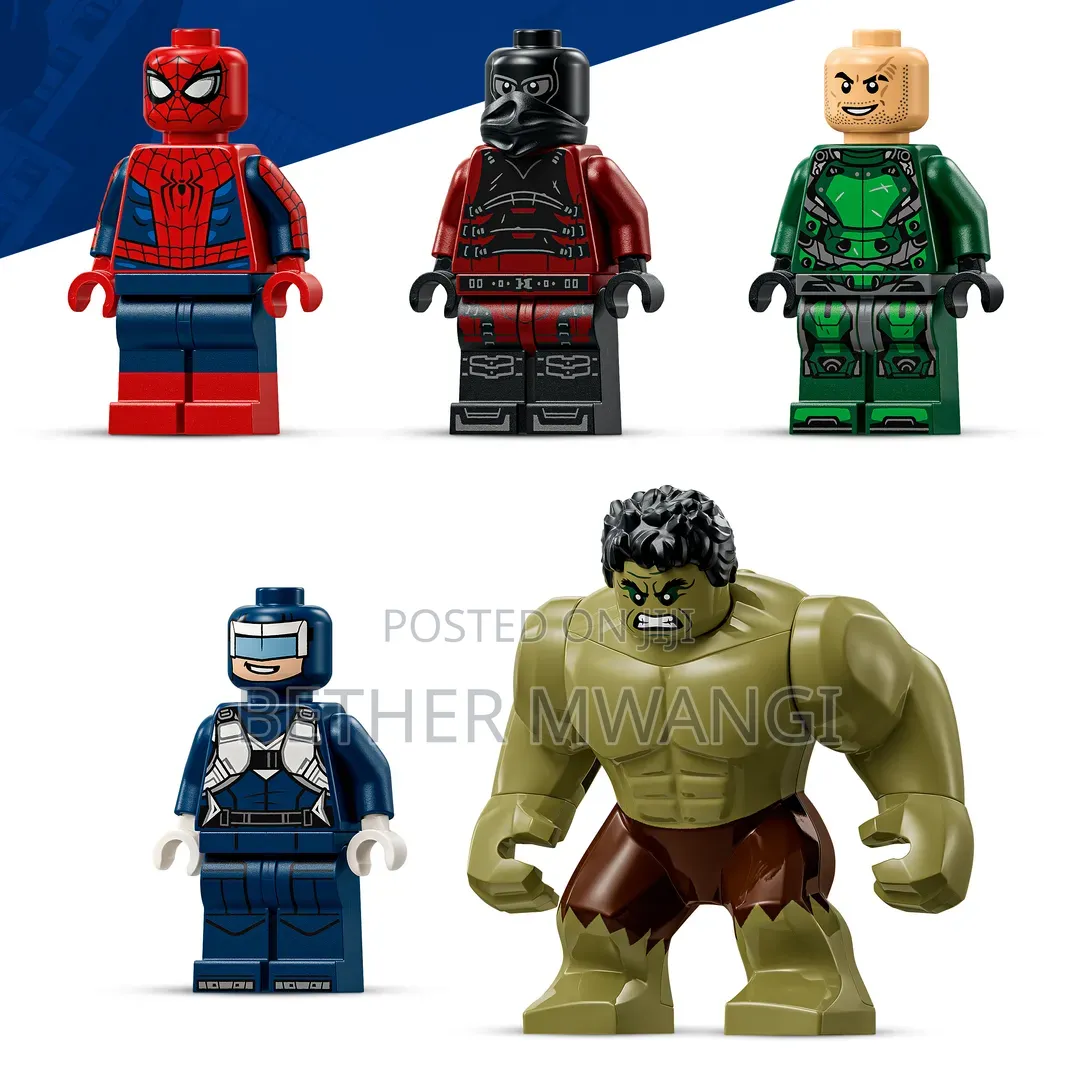 LEGO Marvel Spider-Man vs. Hulk Epic Clash - Super Hero Building Set