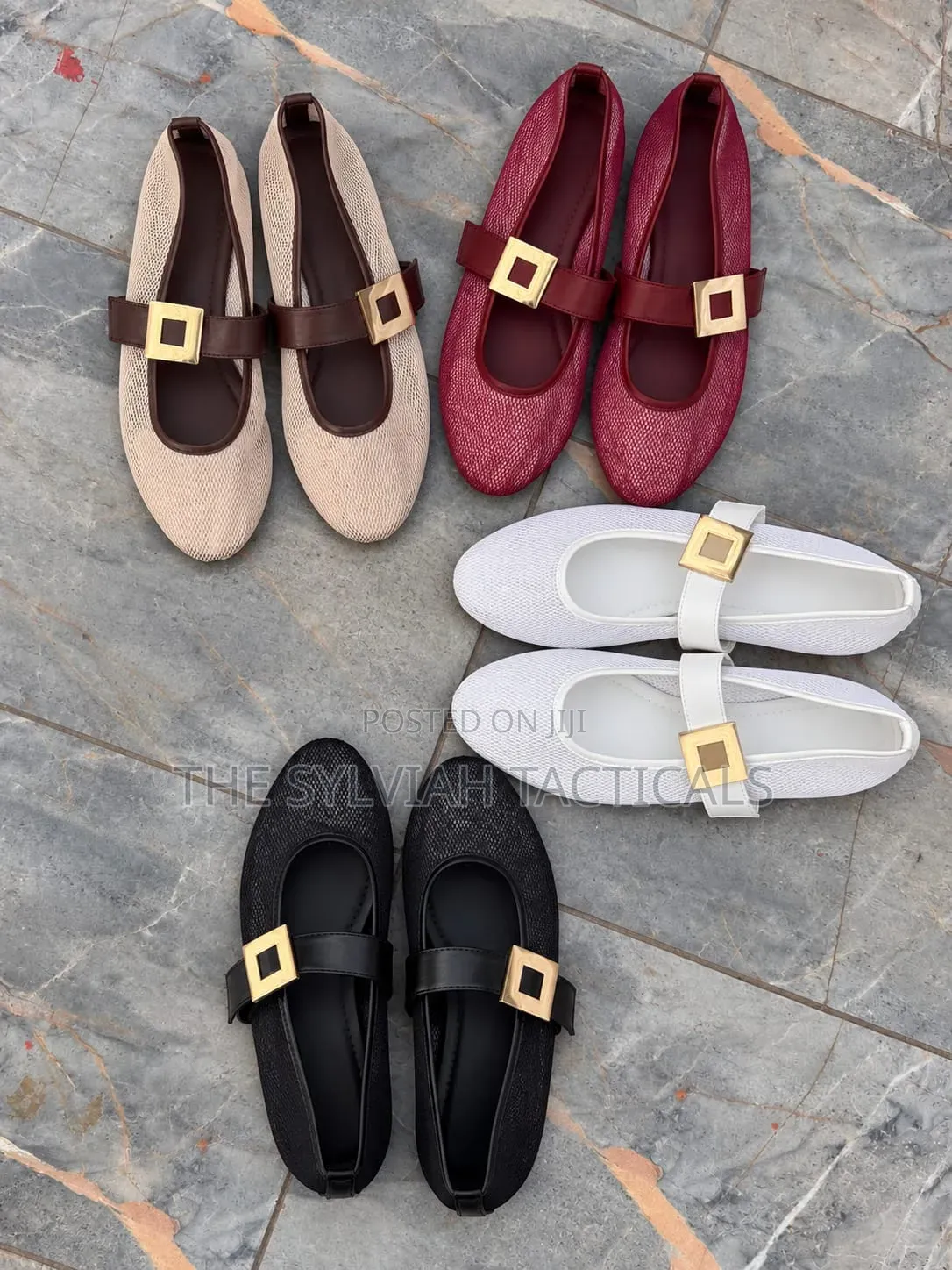 unique Ladies Mesh Ballets Shoes