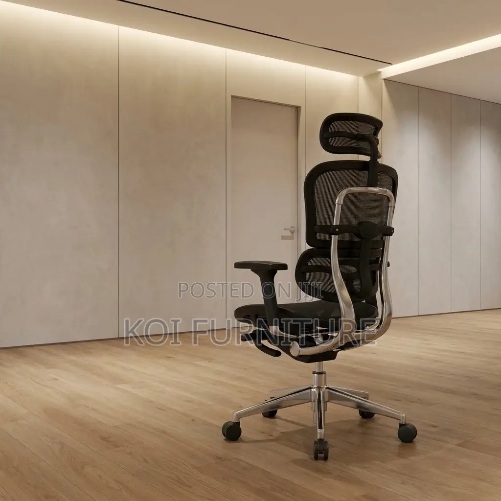Office Executive Seat | Recliner Fabric Orthopedic Chair With Footrest