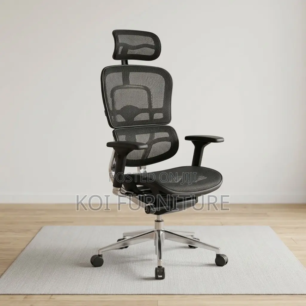 Office Executive Seat | Recliner Fabric Orthopedic Chair With Footrest