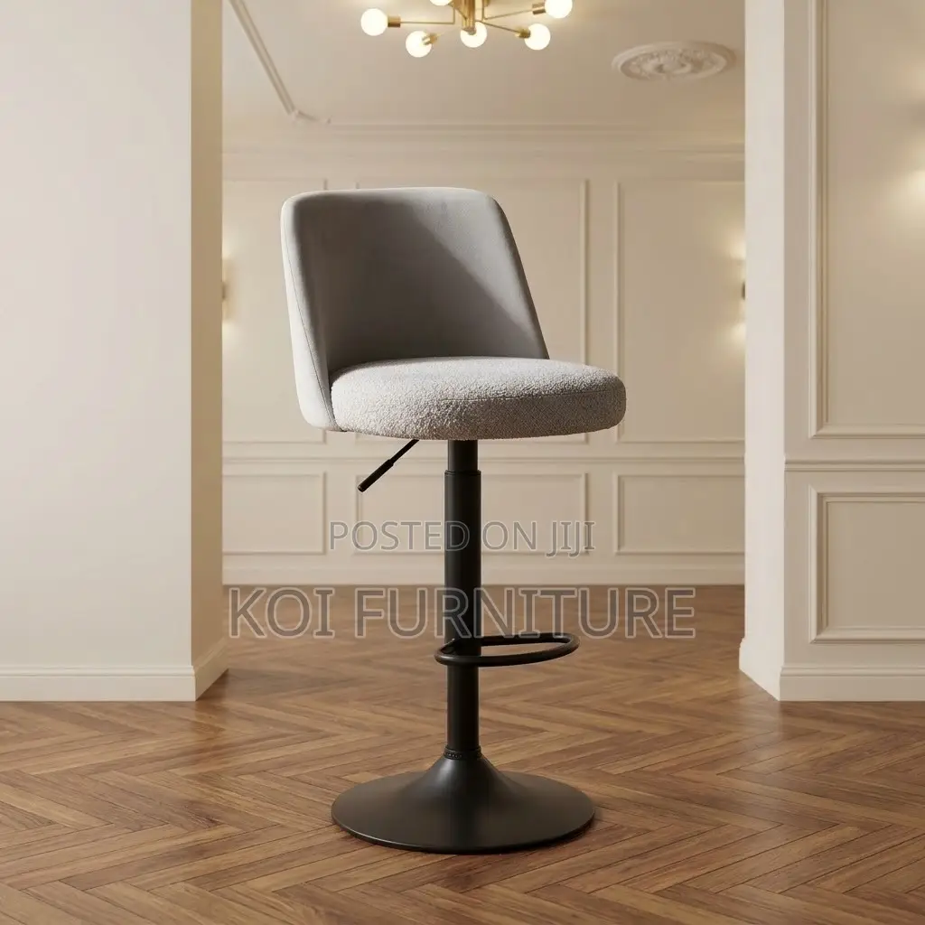 Adjustable Barstools | Swivel Comfy Leather Back Support Barstools