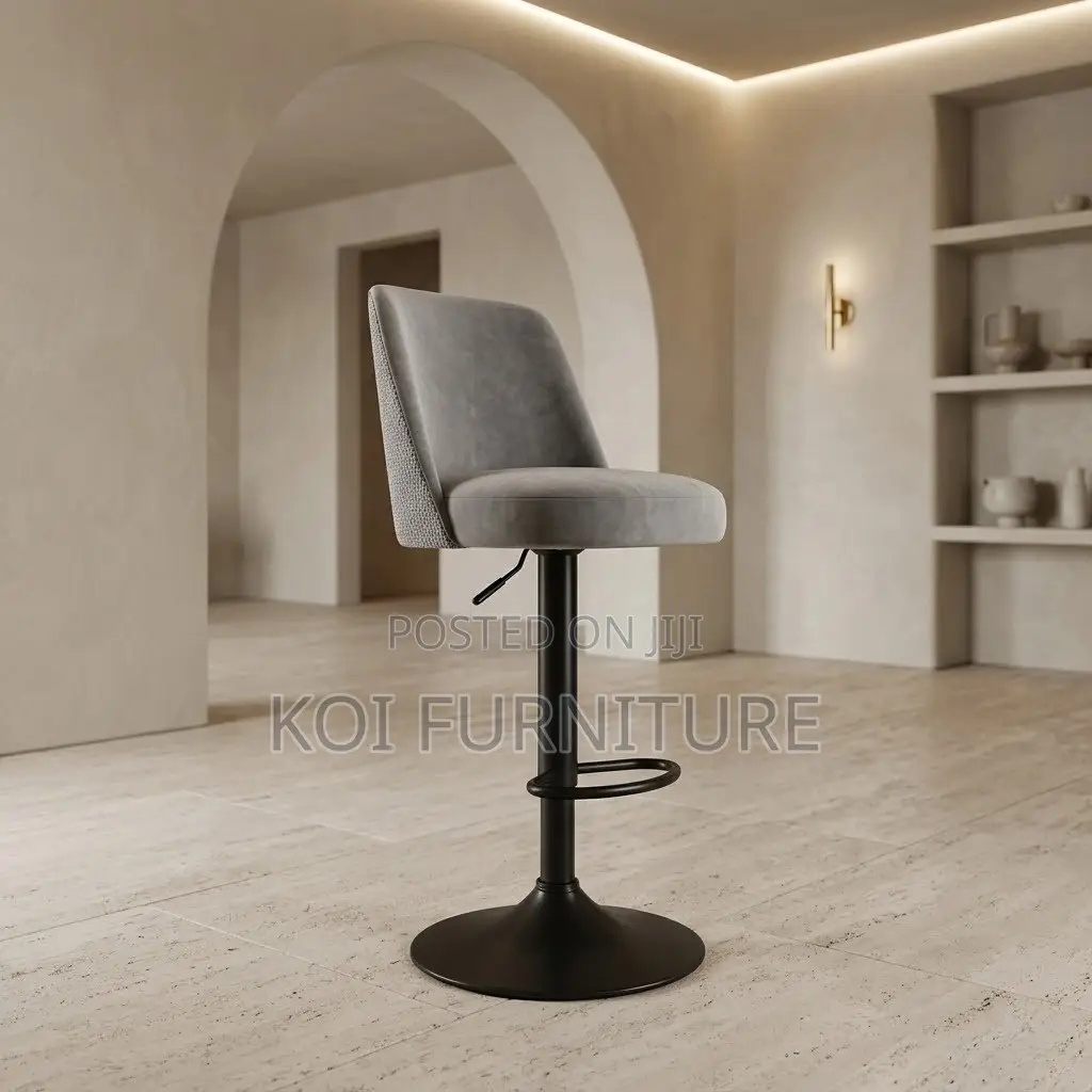 Adjustable Barstools | Swivel Comfy Leather Back Support Barstools