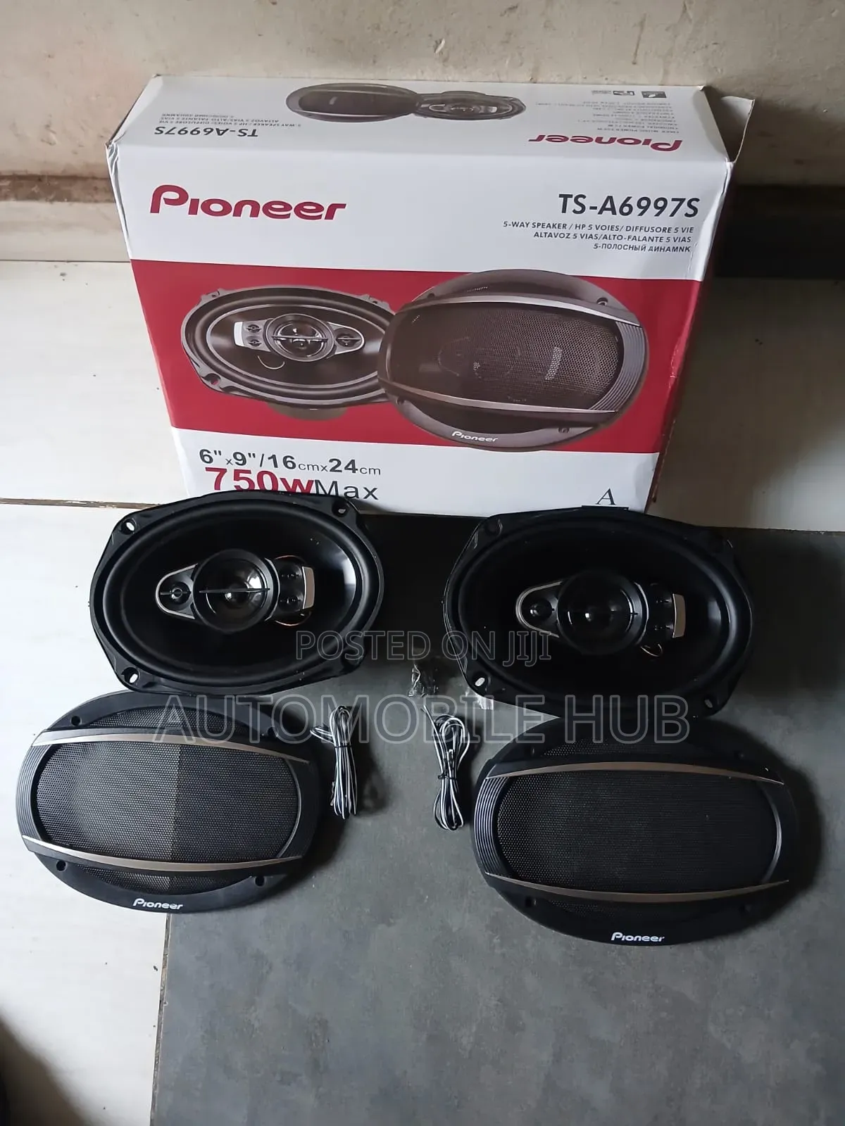 Pioneer 6" X 9" Oval Car Speakers – 750W Heavy Bass Pair
