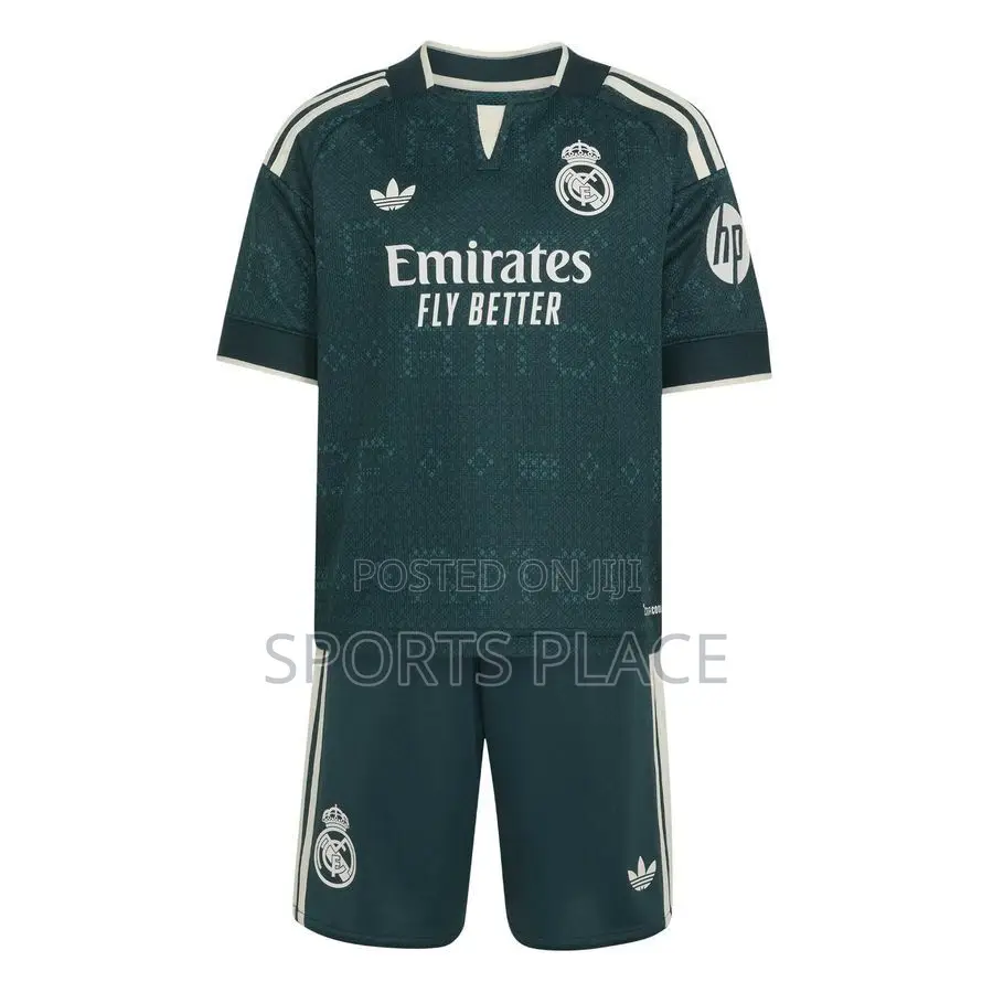 Real Madrid Green Children Away Jersey 2026/27