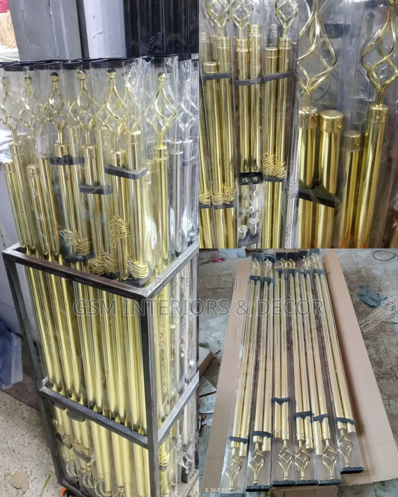 Imported Curtain Rods With Adjustable Sizes for Various Windows