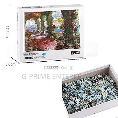 Rose Corridor Jigsaw Puzzle 1000 Pieces