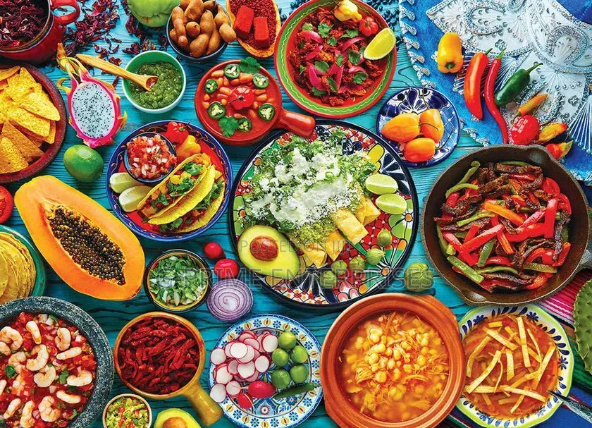 Colourful Food Jigsaw Puzzle 1000pcs