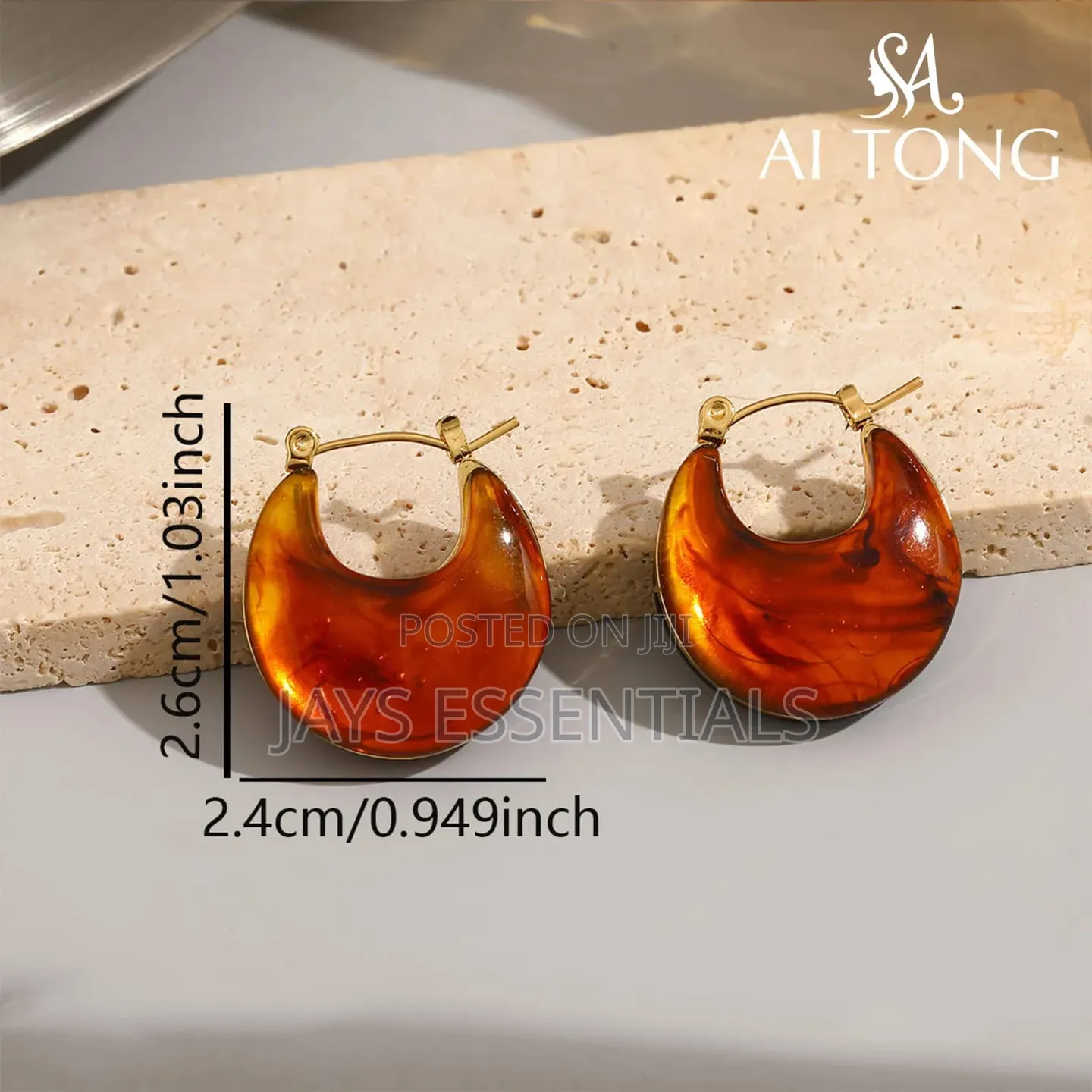 Earrings in Different Designs and Colors
