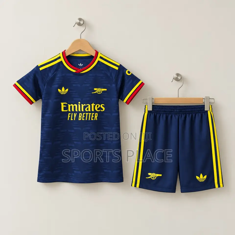 Newest Arsenal Away Blue 26/27 Season Children Jersey.