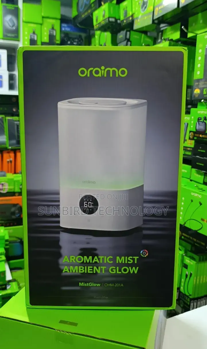 Oraimo Aromatic Mist Ambient Glow Ohm-201a Mistglow Humidifier.