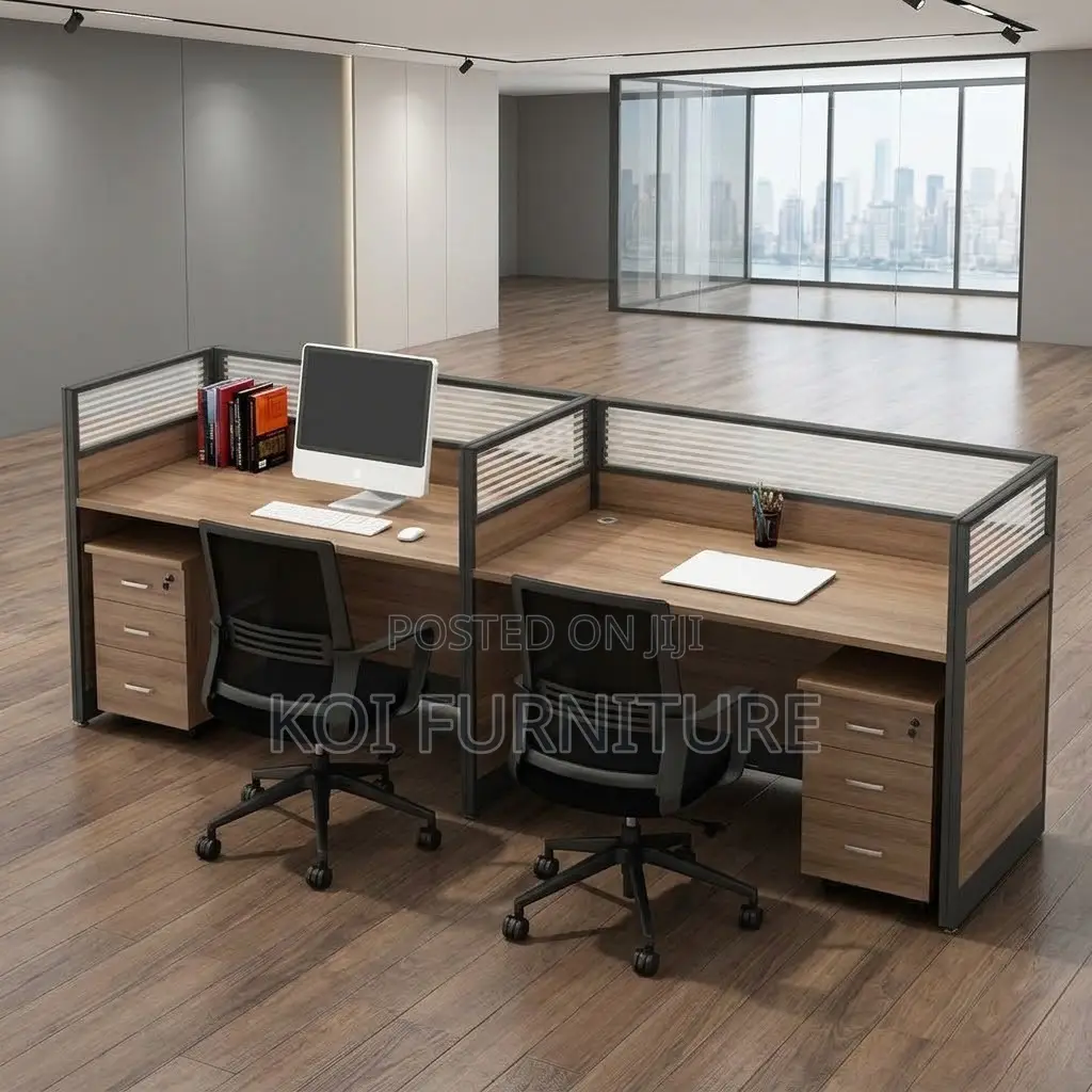 Straight Workstations | Two Users | Divided Office Work Table