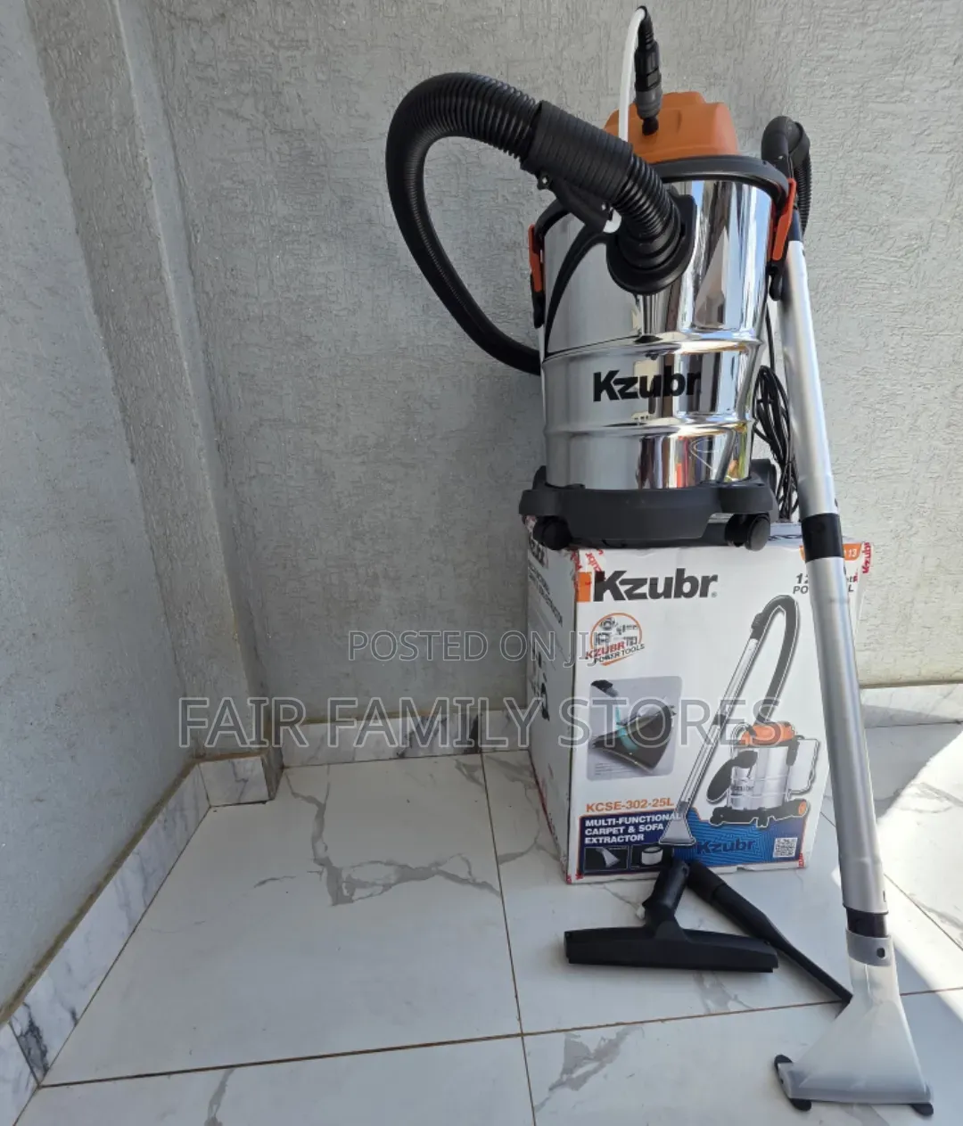 Kzubr Wet and Dry Vacuumcleaner 25litres