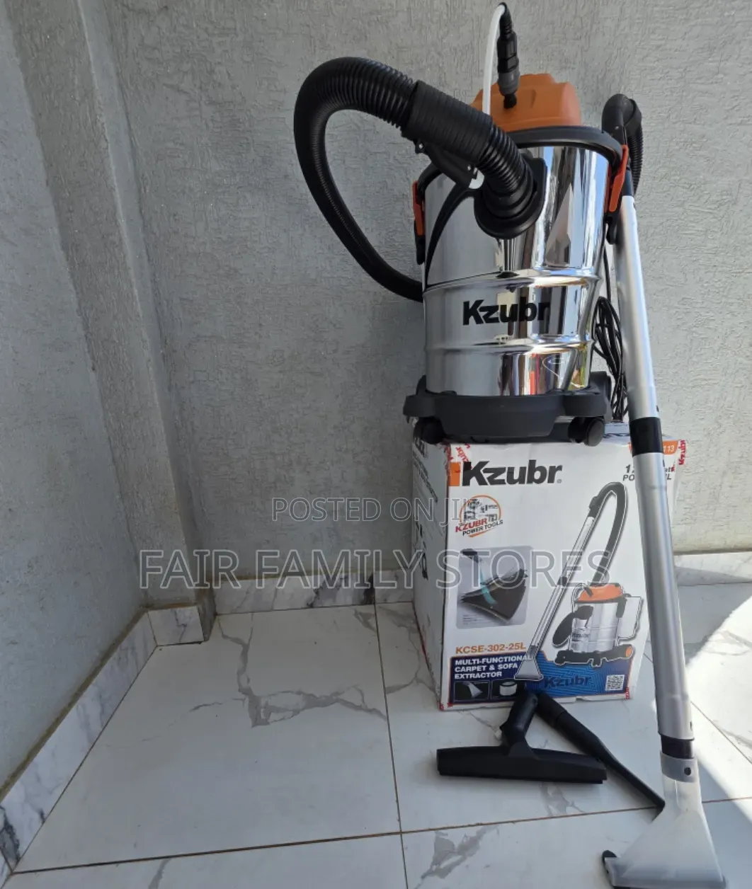 Kzubr Wet and Dry Vacuumcleaner 25litres