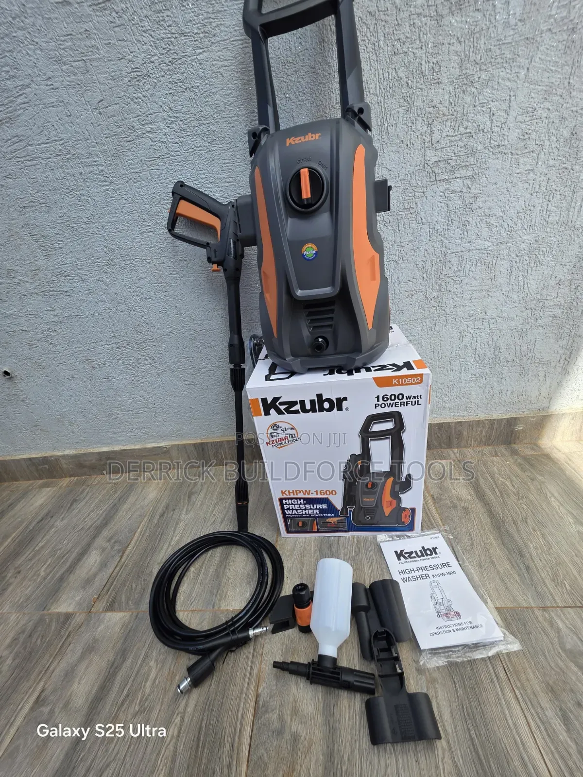 Kzubr High Pressure Washer 1600watts