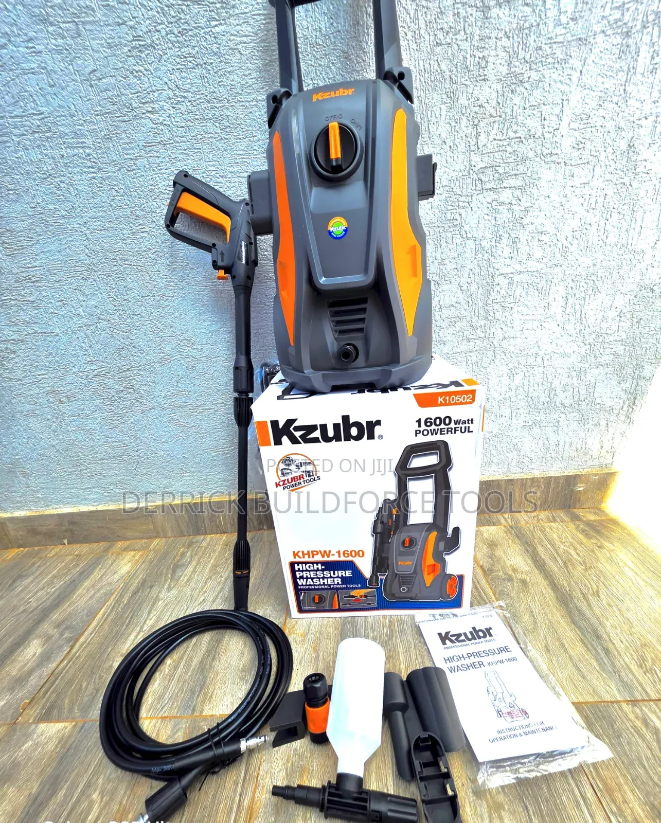 Kzubr High Pressure Washer 1600watts