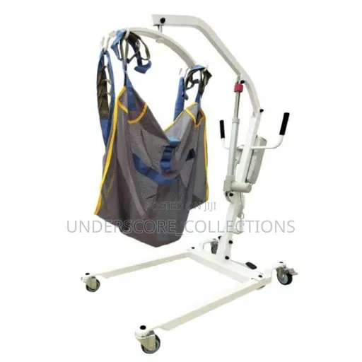 Electric Patient Lift Hoist With a Motorized Medical Transfer Device
