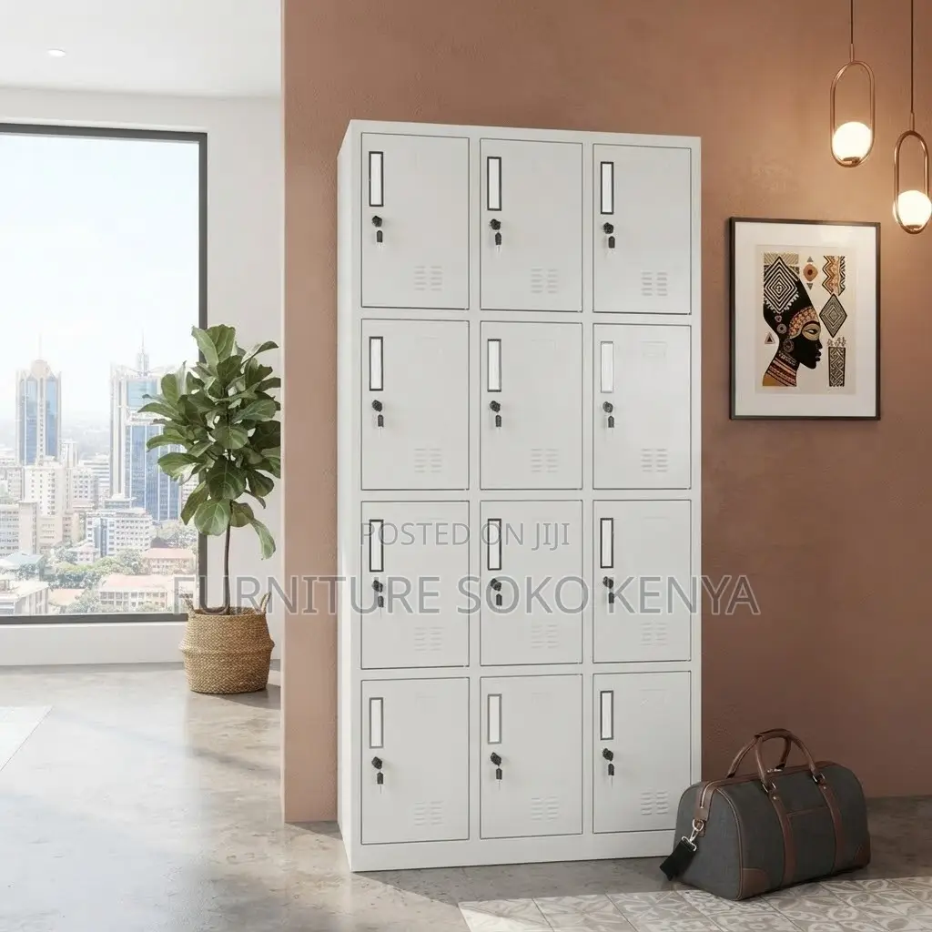 Office Cabinet : Y12 12-Door Metal Locker Cabinet