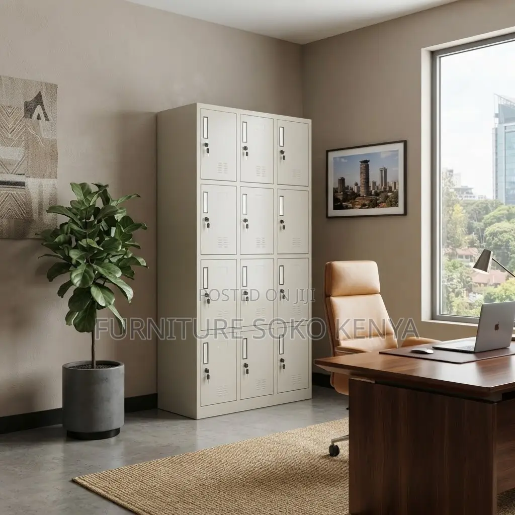 Office Cabinet : Y12 12-Door Metal Locker Cabinet