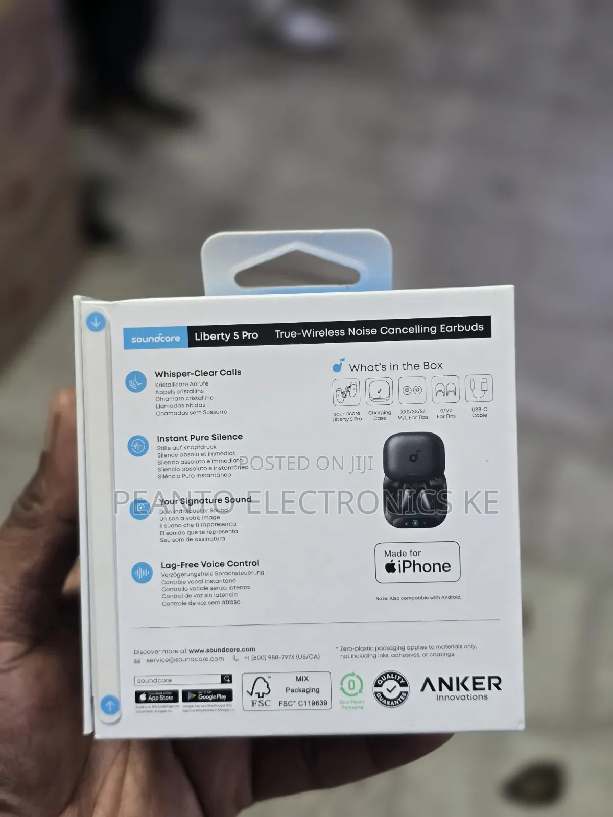 Soundcore by Anker Liberty 5 Pro True Wireless Noise-Canceling Earbuds