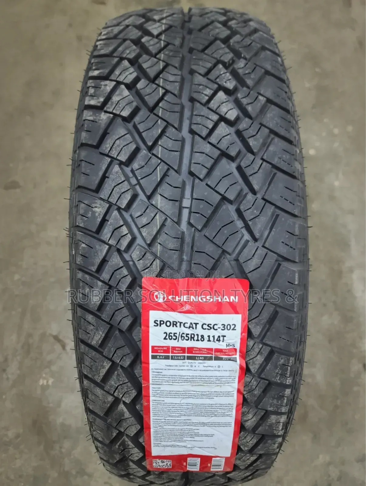 265 /65 R18 Chengshan Tyres 114t Sportcat CSC-302 All-Terrain