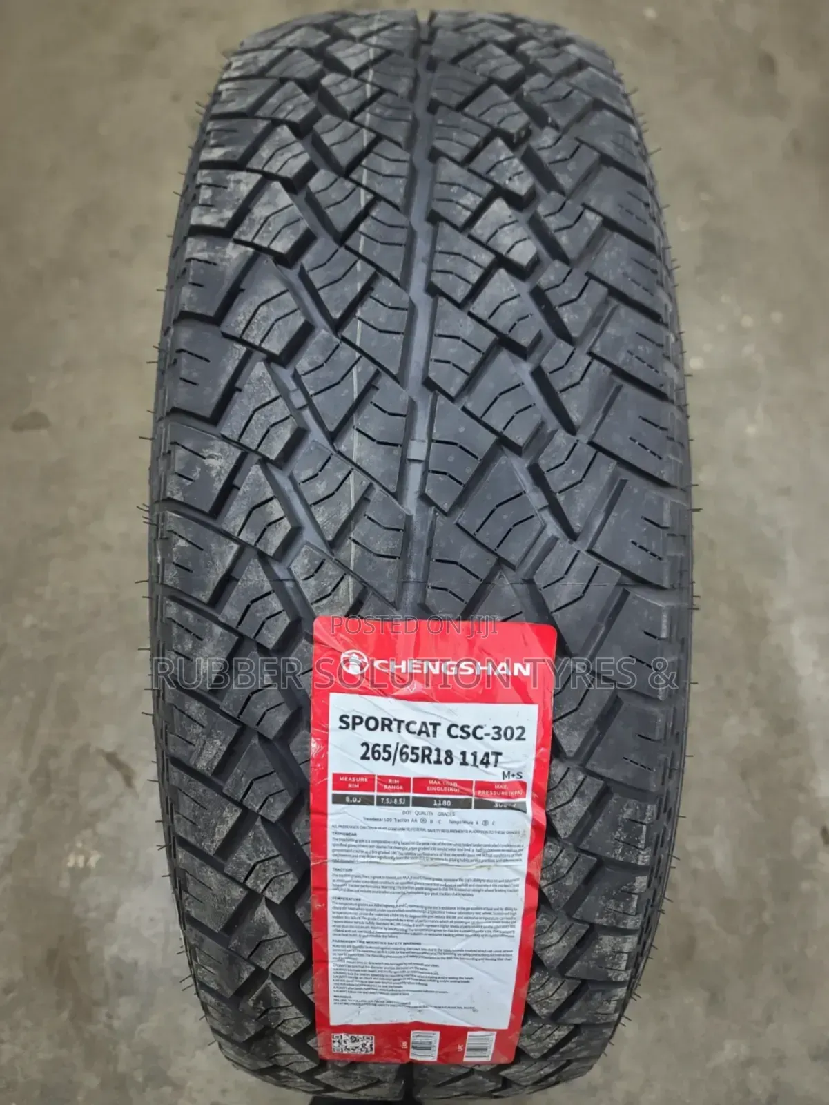 265 /65 R18 Chengshan Tyres 114t Sportcat CSC-302 All-Terrain