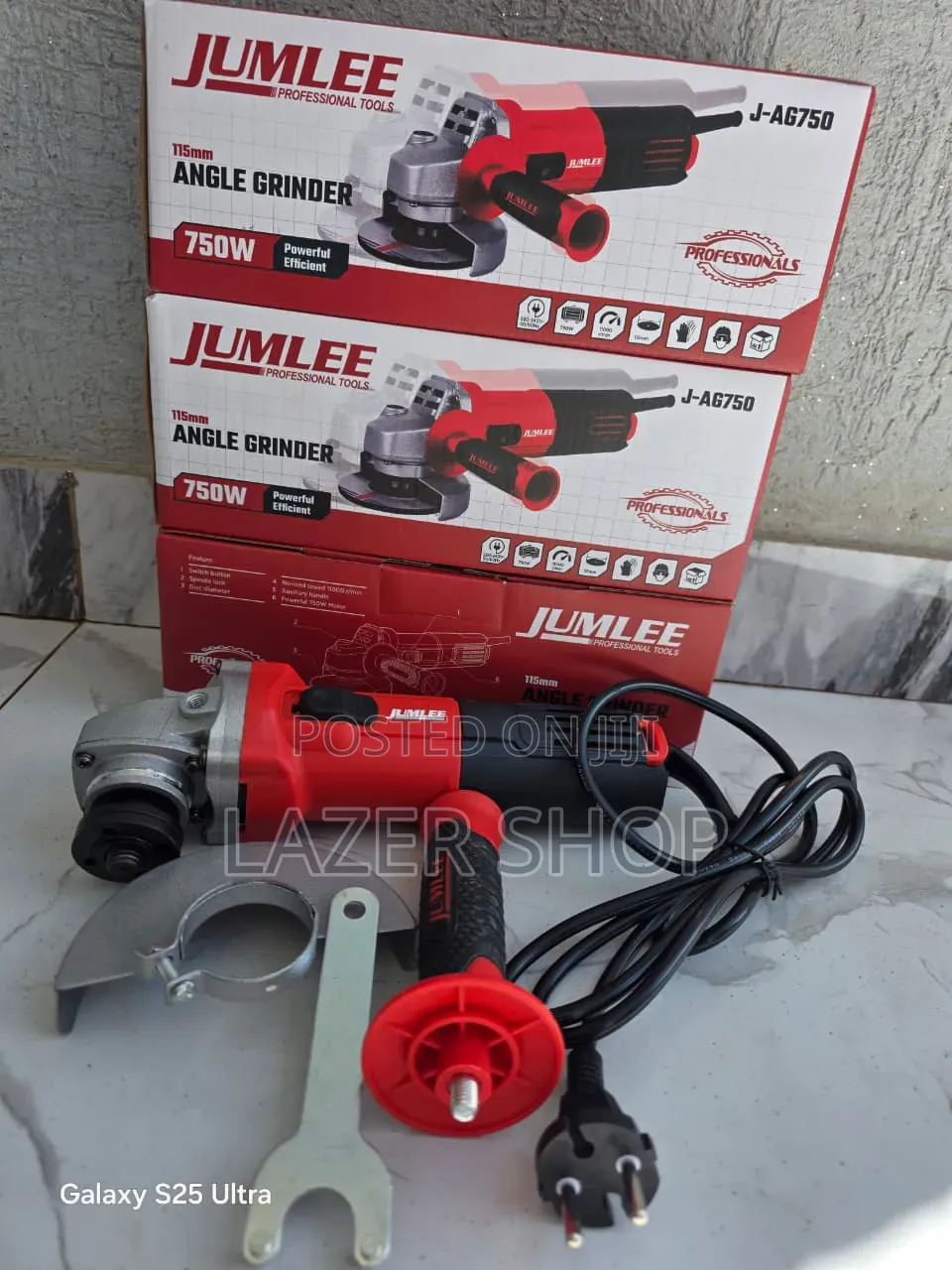 Angle Grinder 115mm Jumlee,750w