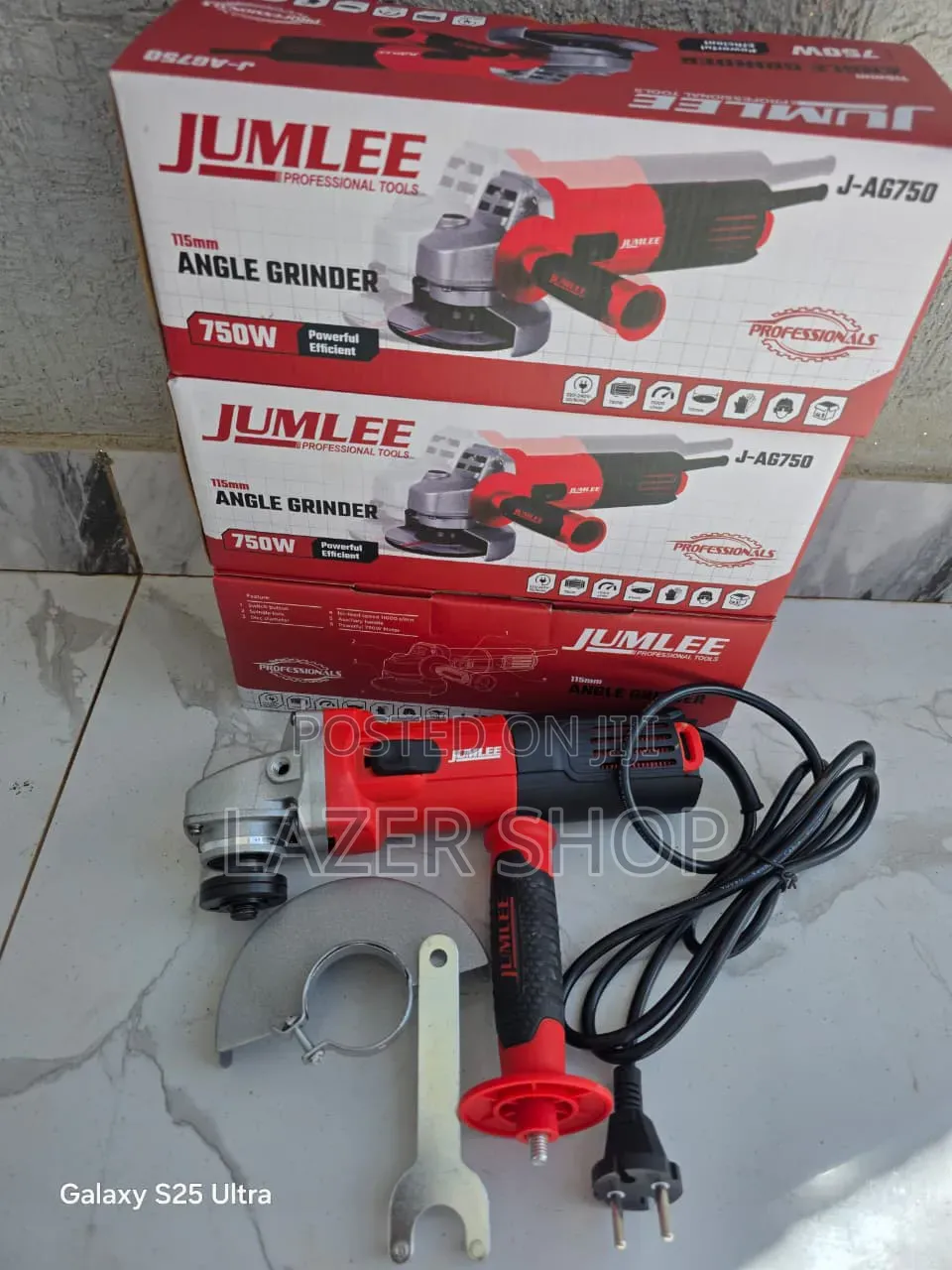Angle Grinder 115mm Jumlee,750w