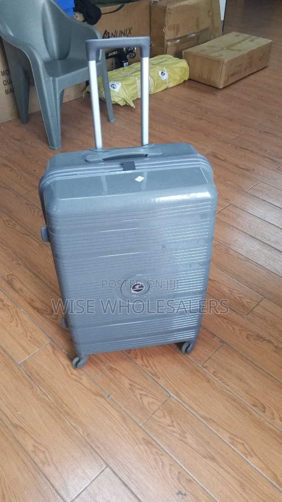 Rubber Large Suitcase Doube Zip High Quality Travelling Bag