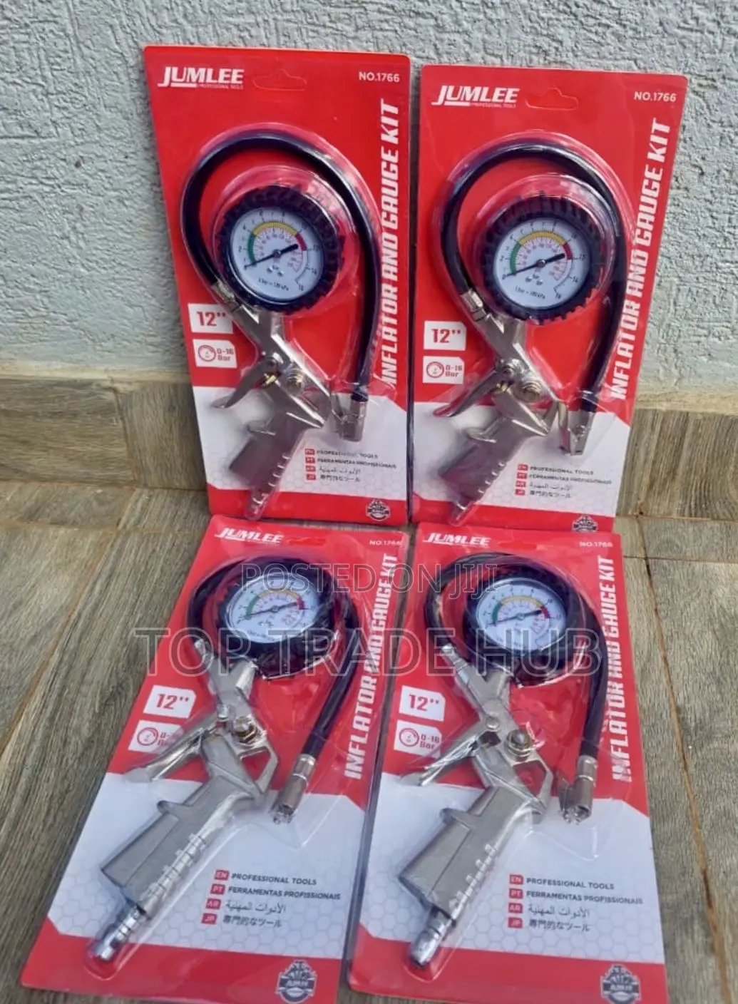 Jumlee Pressure Inflator and Gauge Kit