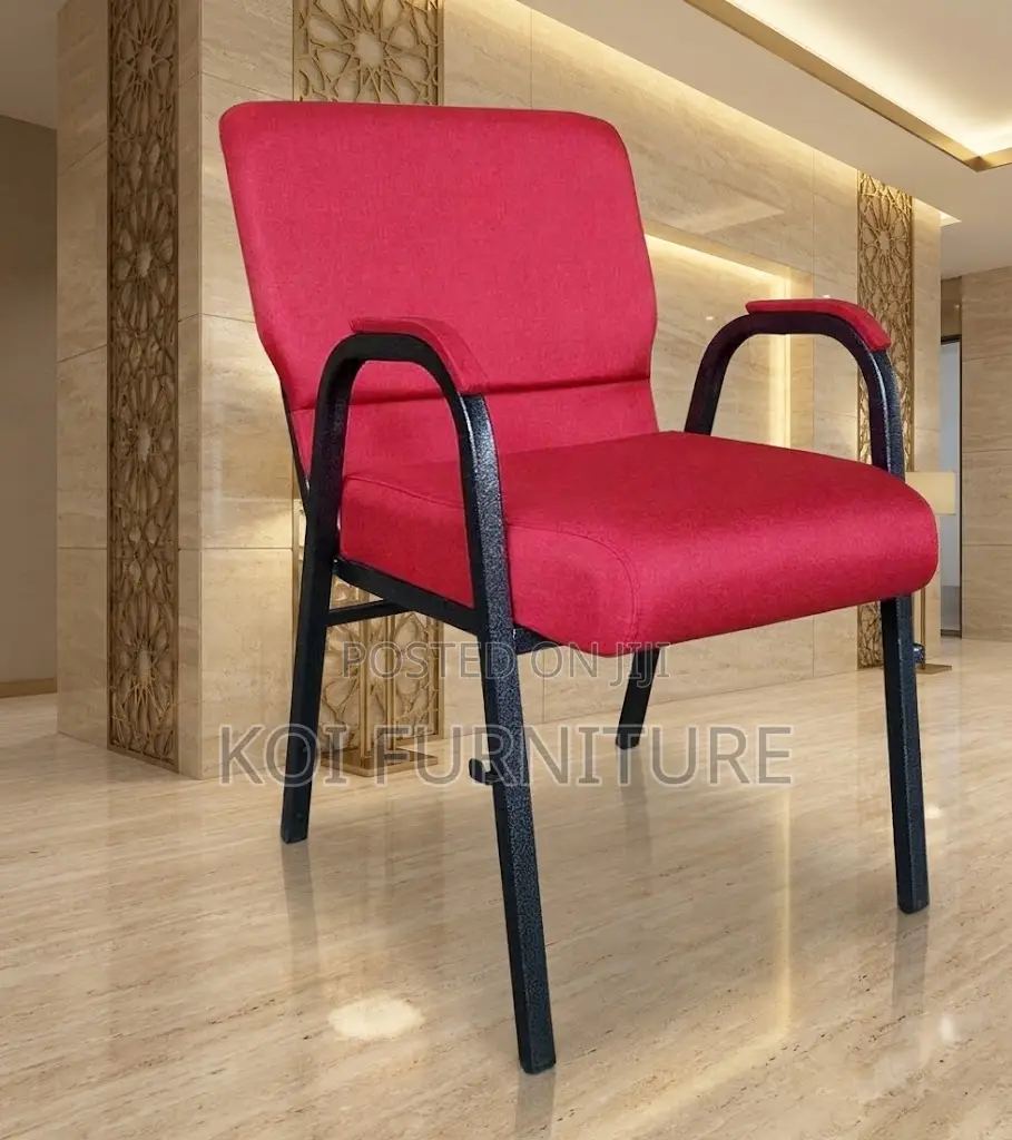 Office Church Chairs | Armed Fabric Meeting Seats