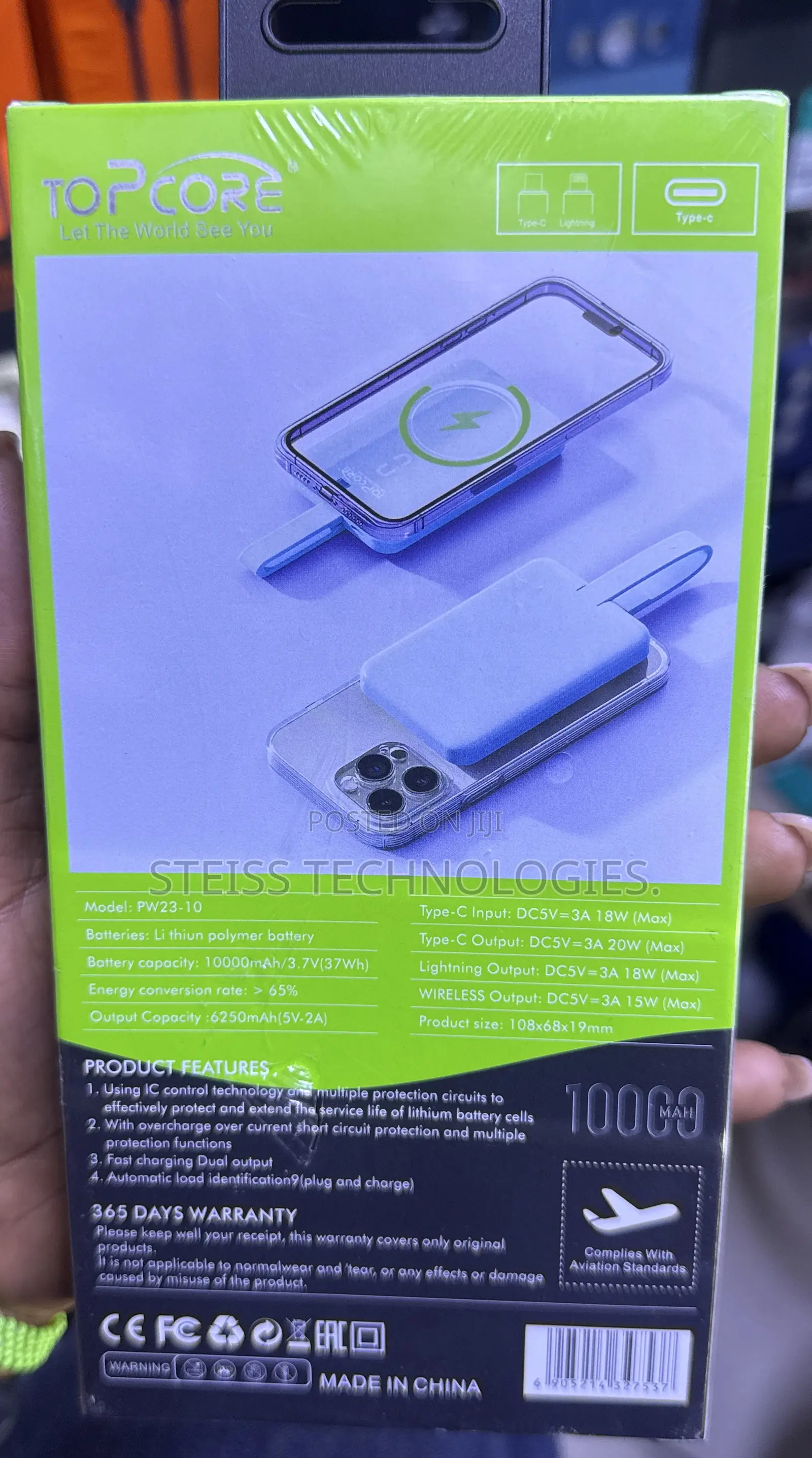 Topcore Wireless Powerbank