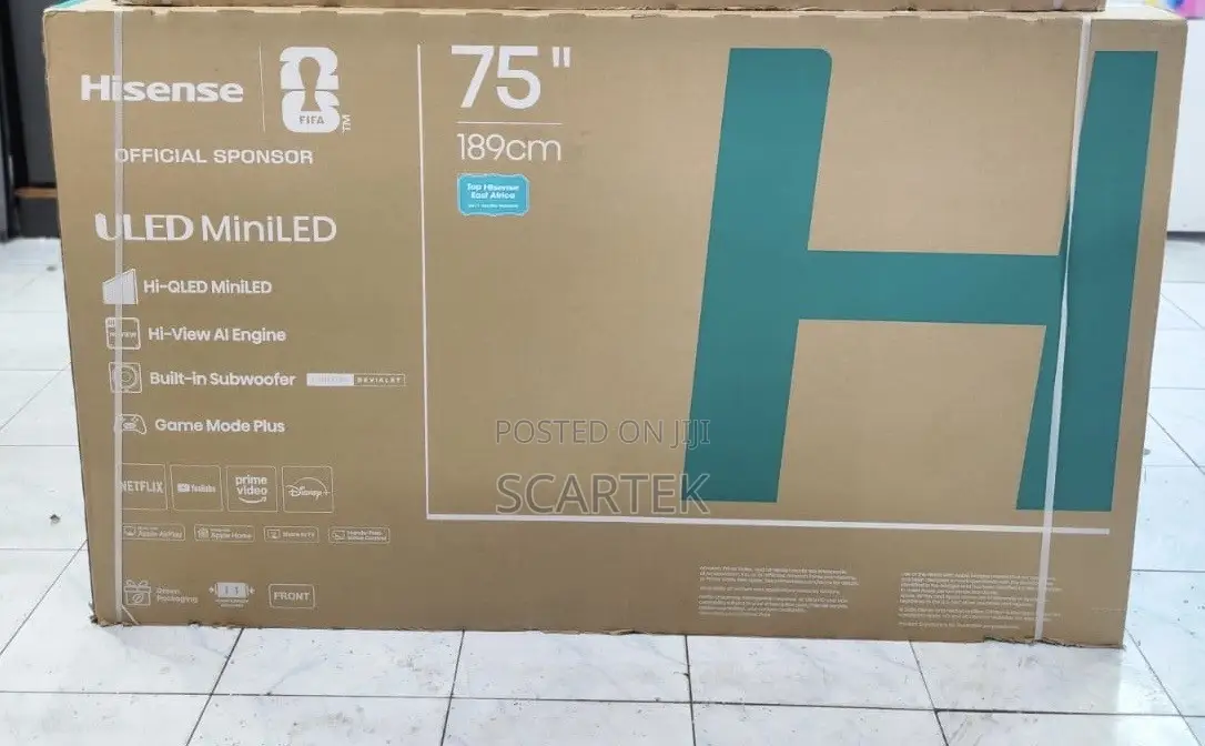 Hisense ULED Mini-Led Smart TV.