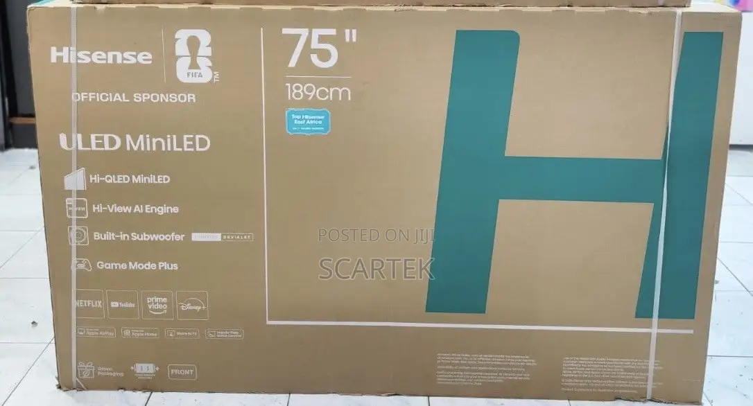 Hisense ULED Mini-Led Smart TV.