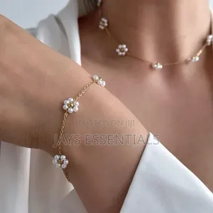 Stainless Steel Necklace and Earrings Set