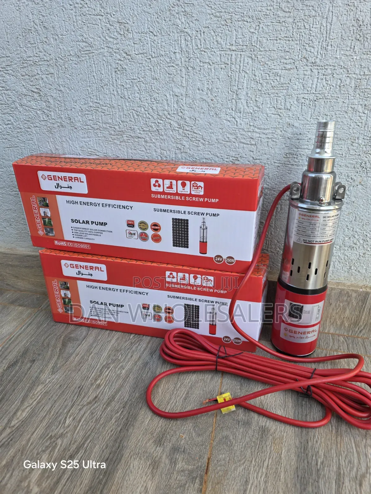 General Solar Water Pump 250watts 50 Meters Head