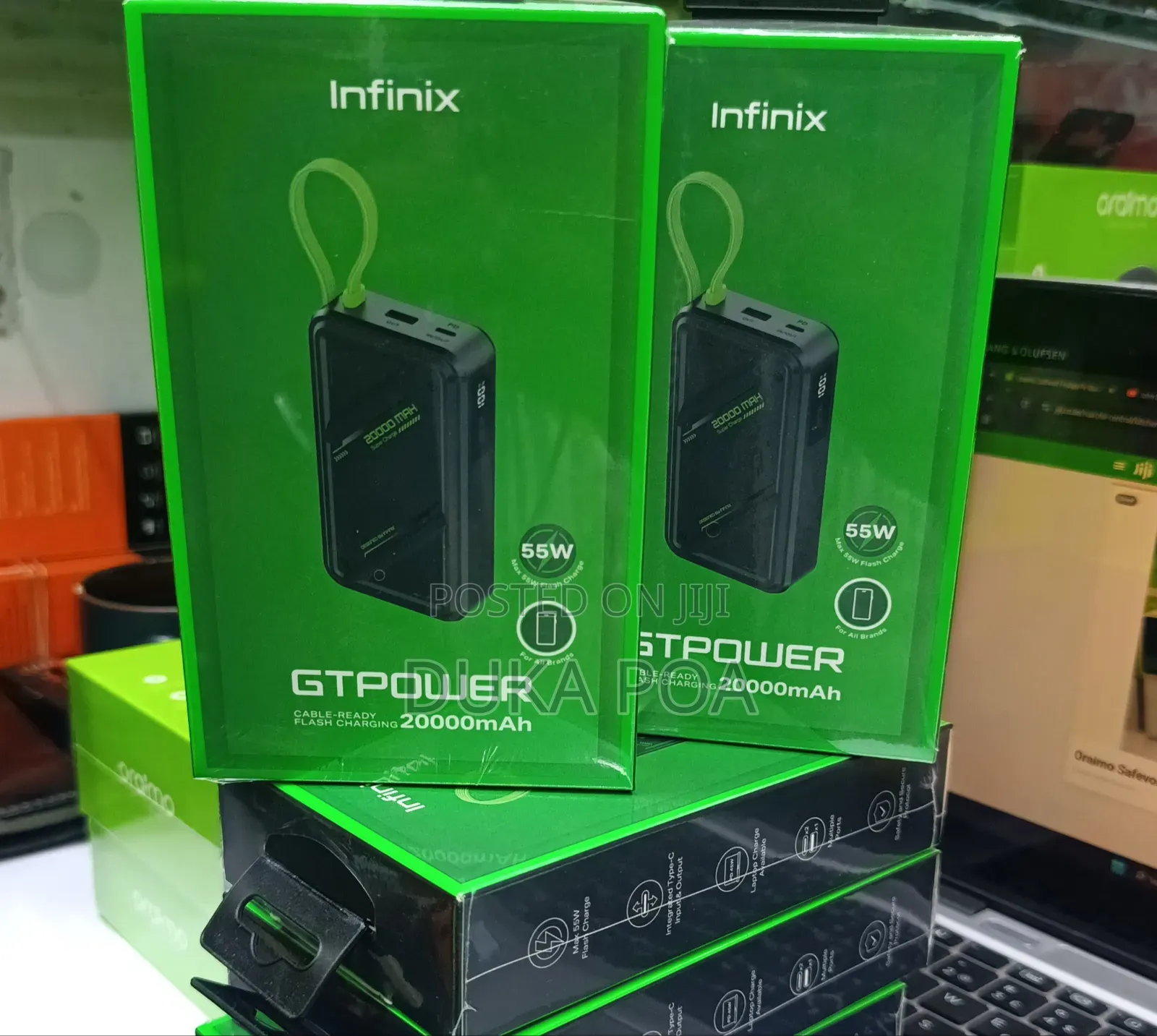 Infinix GT Power 55W Super Fast Charging Powerbank 20,000mah