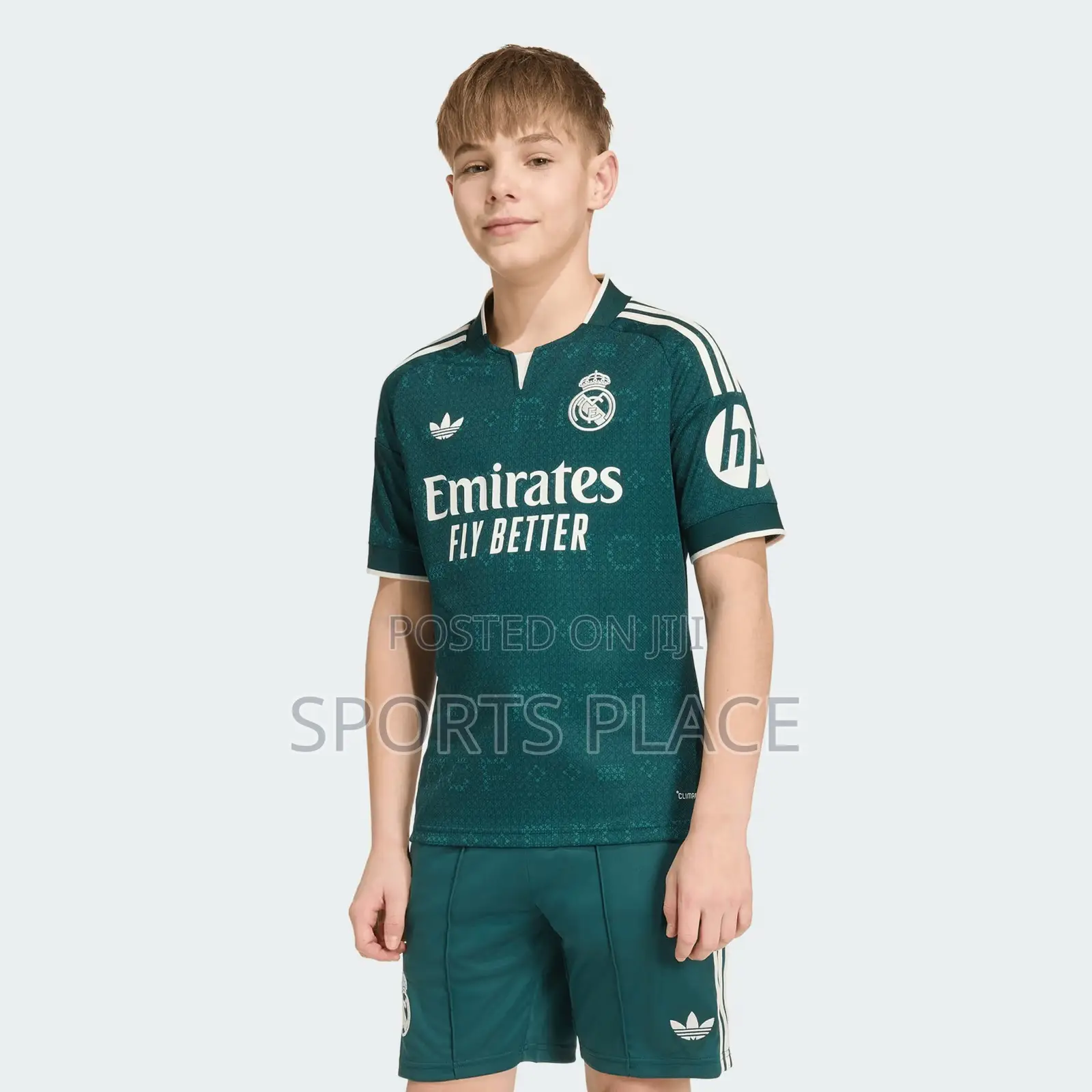 Kids Real Madrid Green Away Jersey - 2026-27