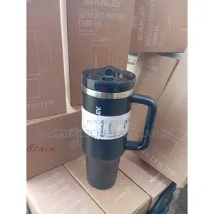 Stanley Cup Quencher Flip Straw Stainless Steel - Mug Black