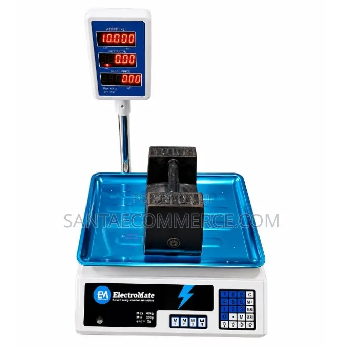 40kgs Electromate Digital Computing Weighting Scale With Arm