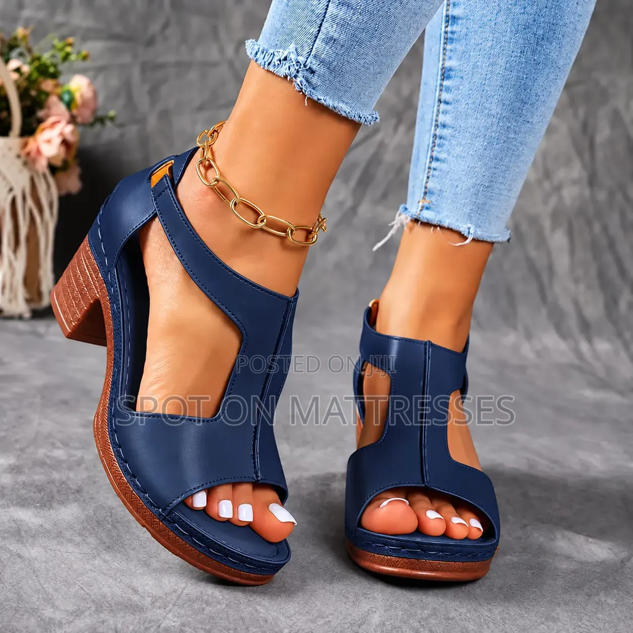 Open Chunky Heels for Ladies. Sizes 37-43. Countrywide Delivery!