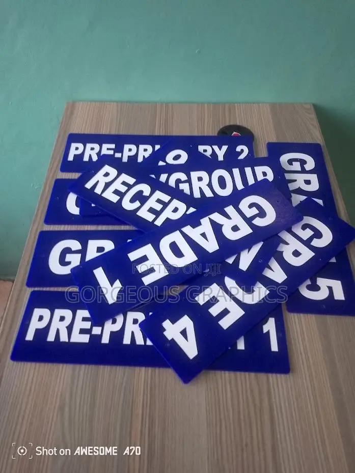 Acrylic Door Sign