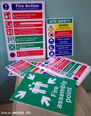 Fire Action Signage