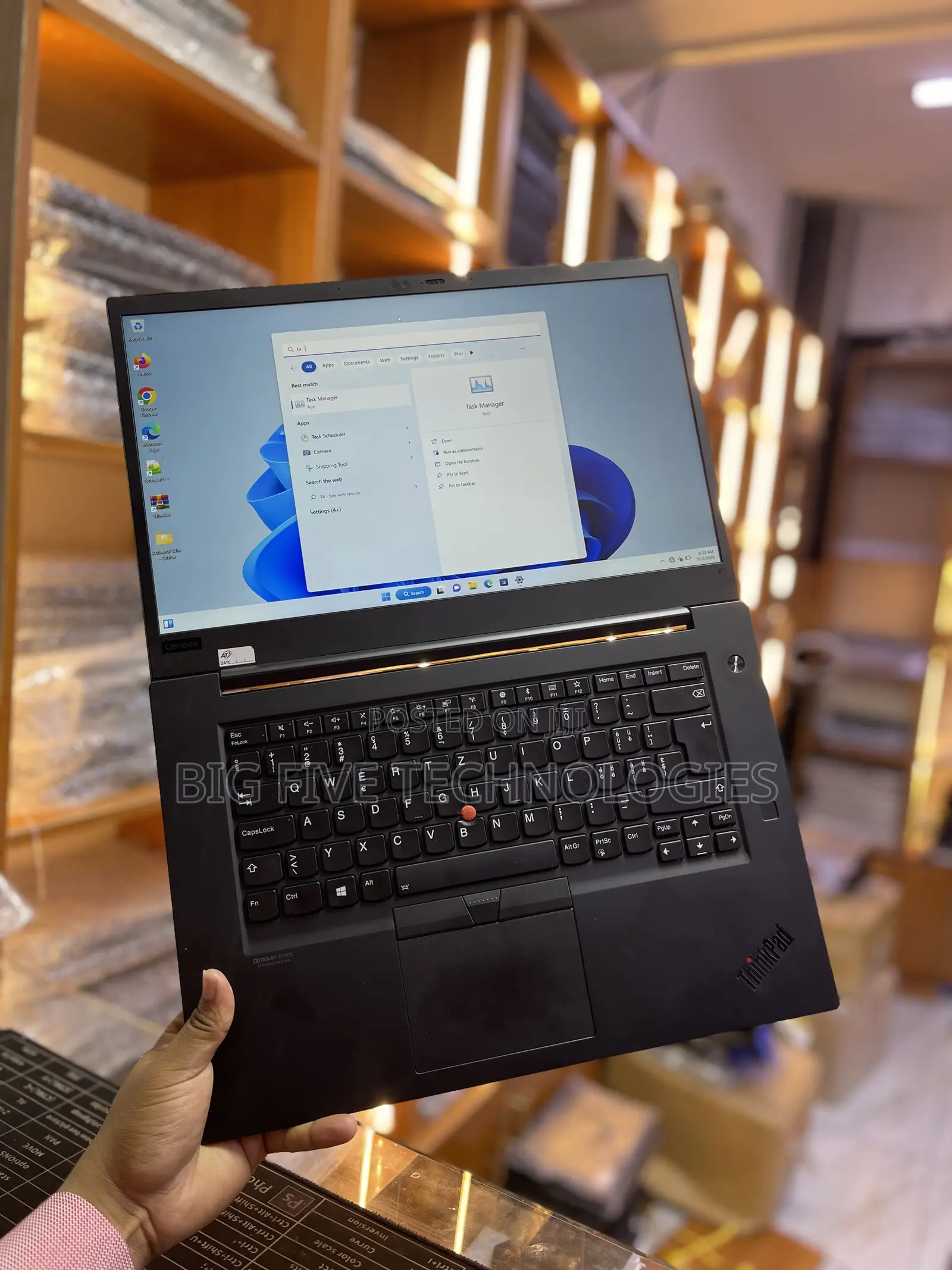 Laptop Lenovo ThinkPad P1 Gen 3 16GB Intel Core i7 SSD 512GB