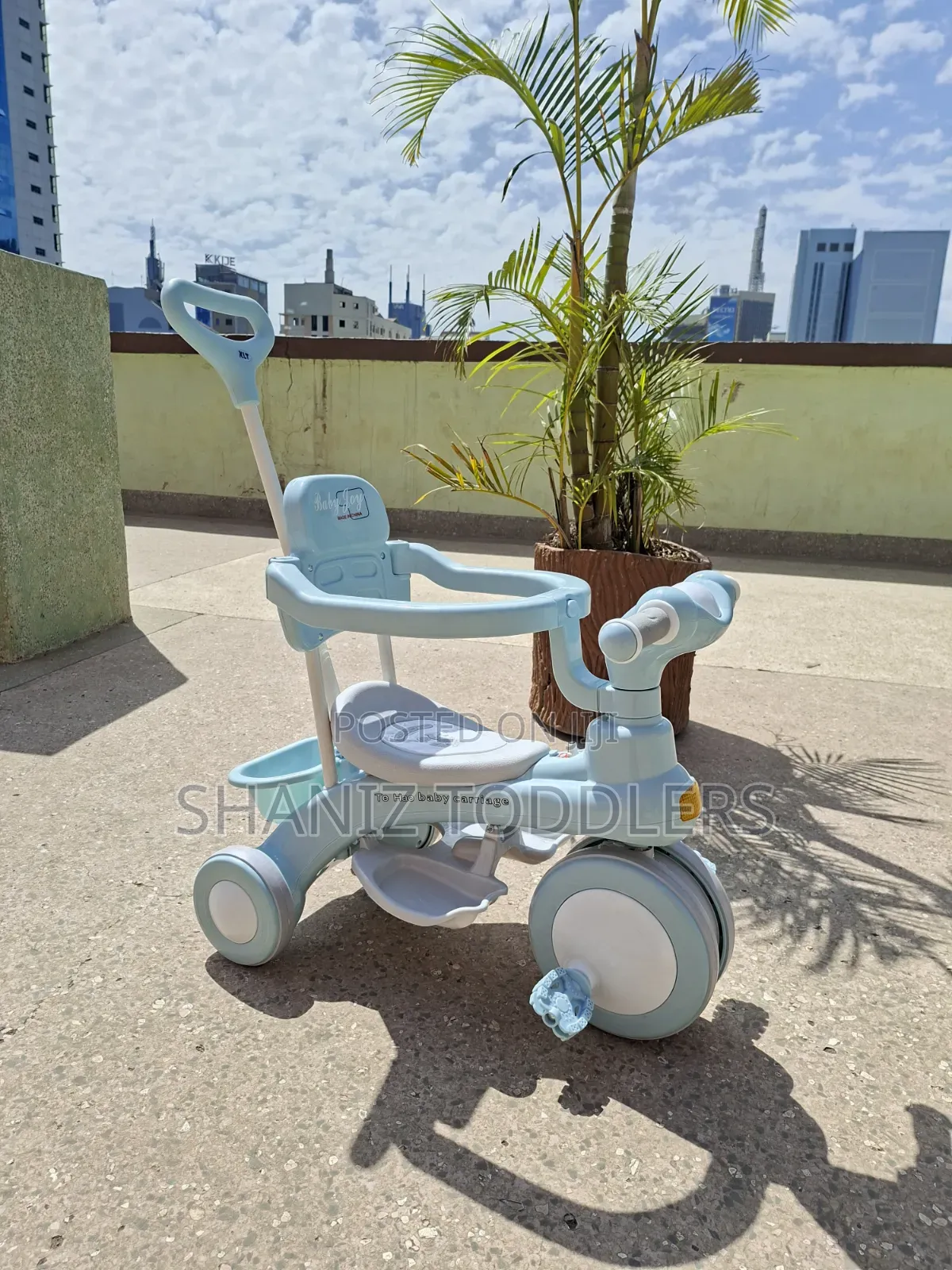 Fancy Kids Tricycle With Music & Lights – 8 Months to 4 Years