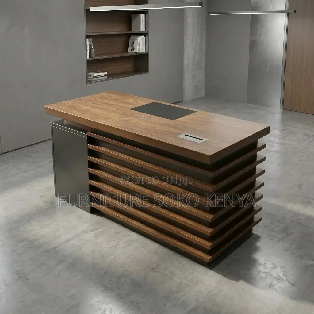 Executive Working Desk | 140cm Golden Modern Table