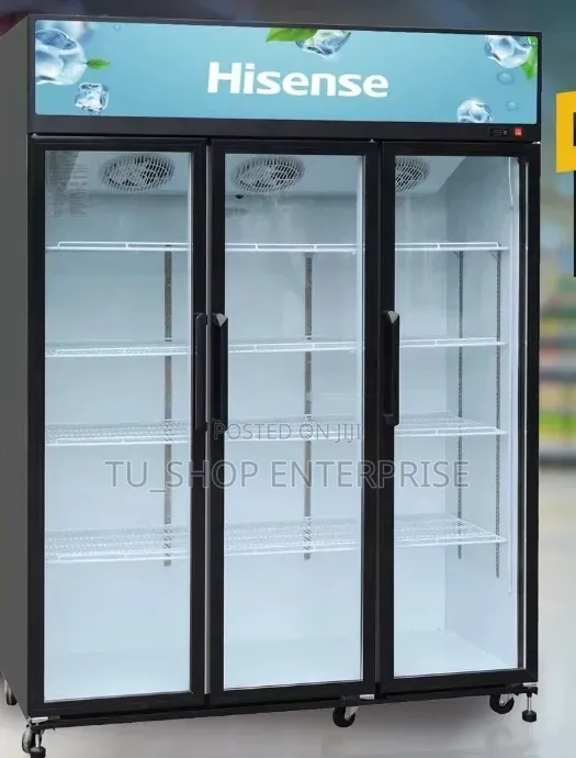 Hisense Big Display Showcase;
931 Litres Double Door