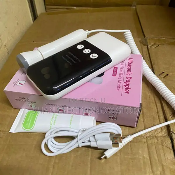 Backlit Fetal Doppler Baby Heart Rate Monitor Device