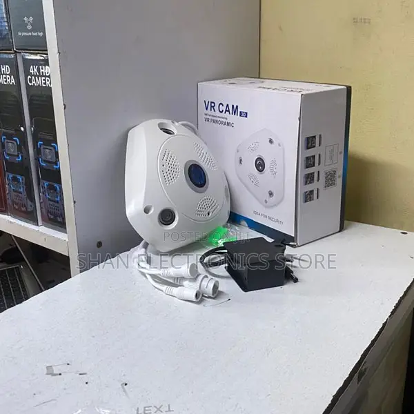 Smart WiFi Camera With 360° Fisheye Panoramic Coverage