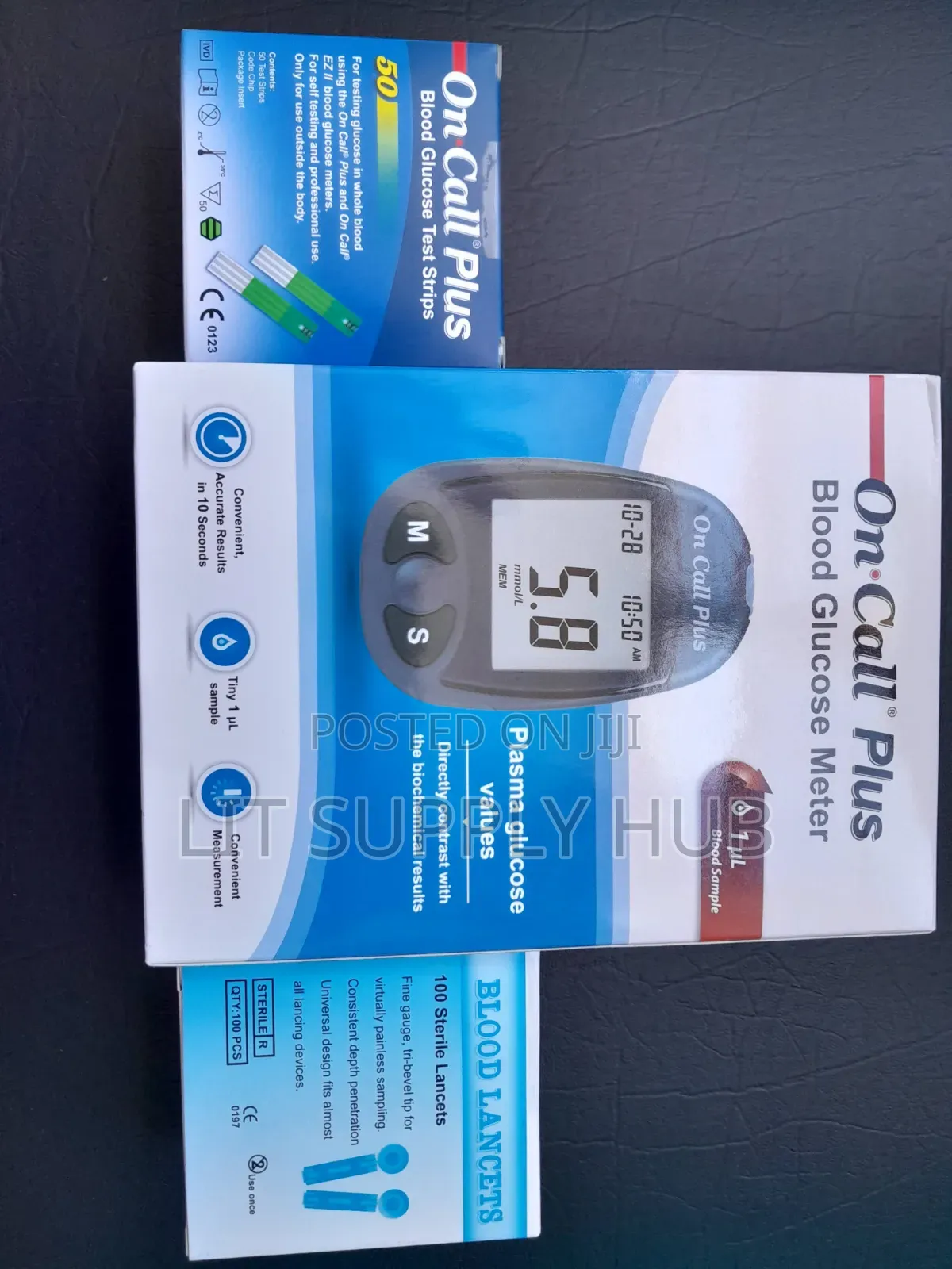Blood Sugar Levels Monitor (Quick Home Test in 10 Sec)