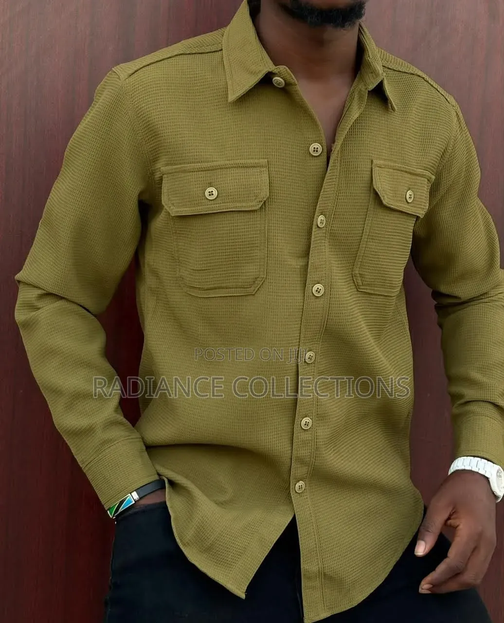 Double-Pocket Men Shirts